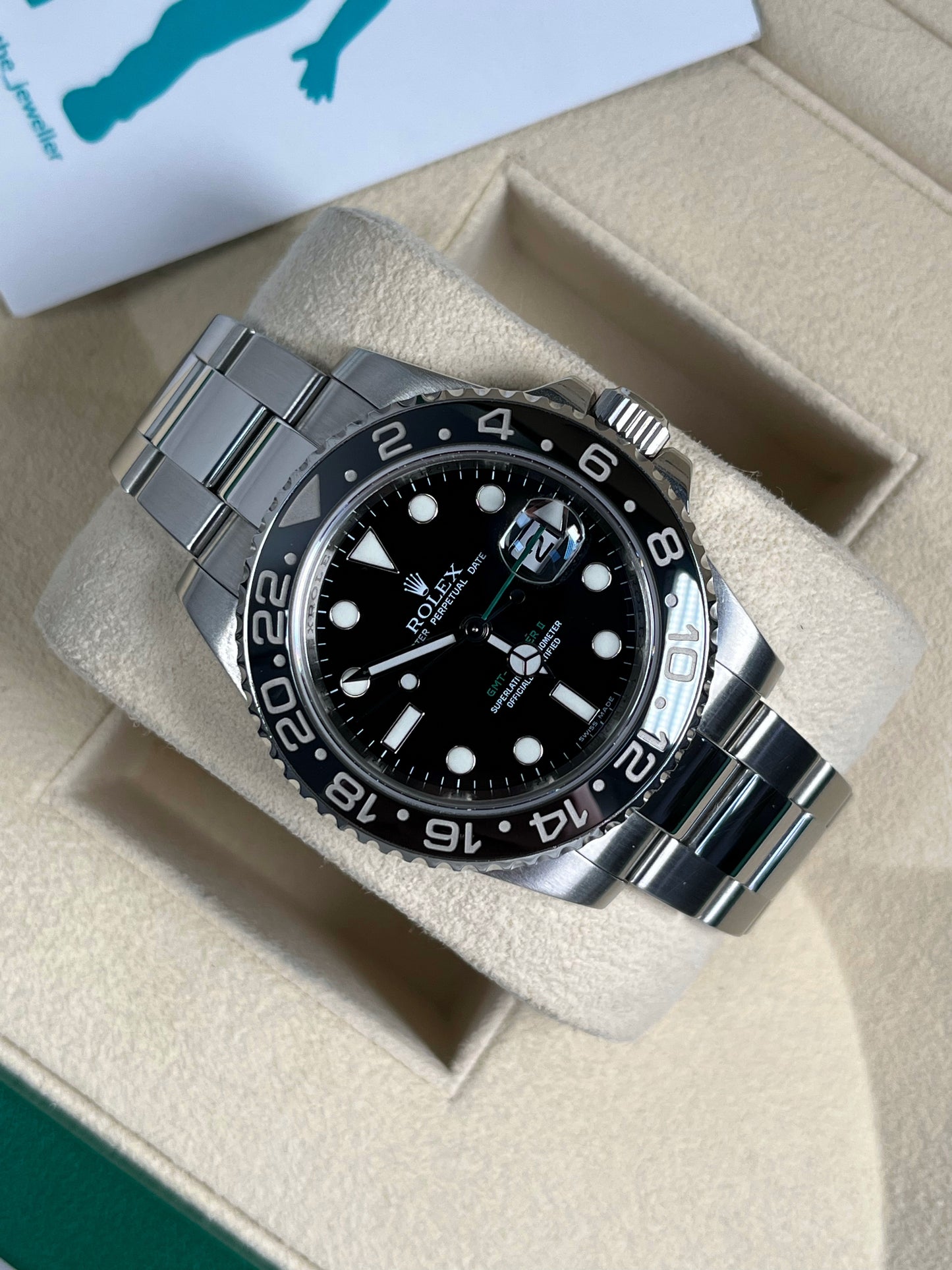 Rolex GMT II Black Year: 2009