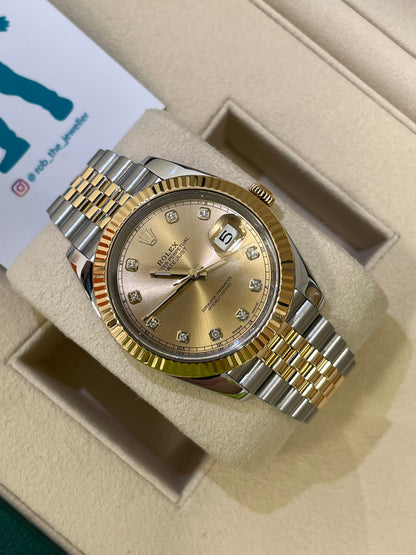 Rolex Datejust 41 Champagne Dial Year: 2017