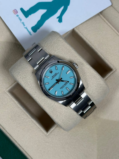 Rolex Oyster Perpetual Tiffany Blue 31MM Year: 2023