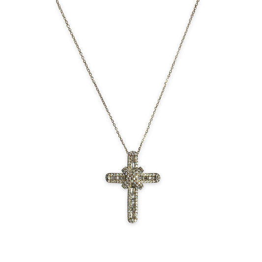 Yellow Gold Brilliant Cross