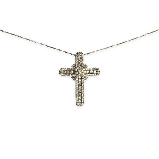 Yellow Gold Brilliant Cross