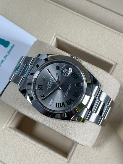 Rolex Datejust 41mm Wimbledon Dial   Year: 2023