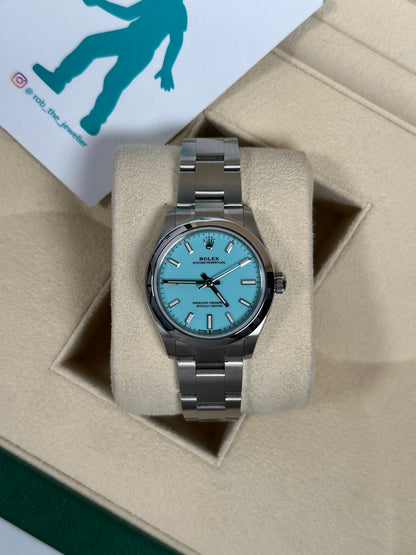 Rolex Oyster Perpetual Tiffany Blue 31MM Year: 2023