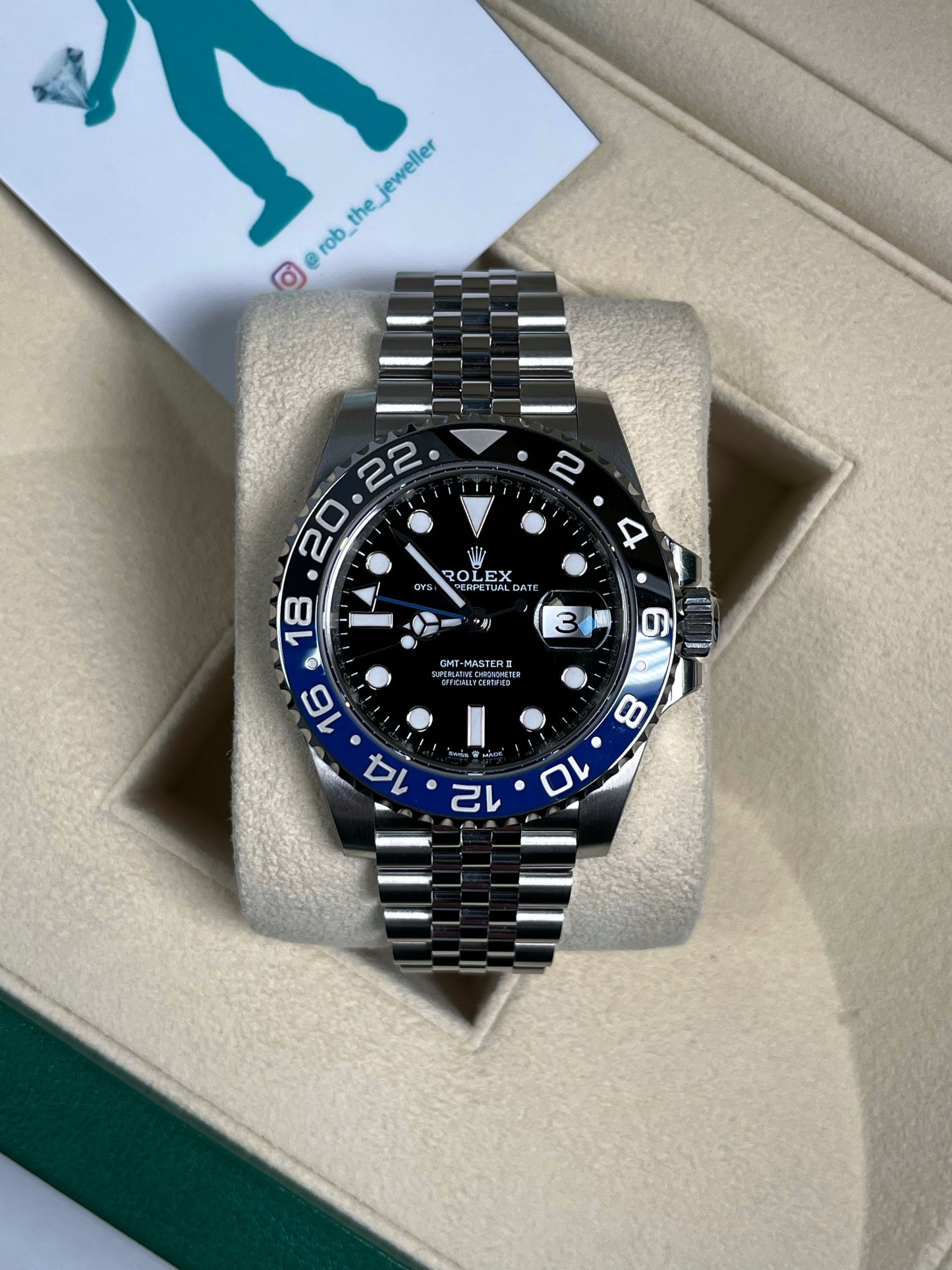 Rolex GMT II Batgirl Stickered Year: 2023