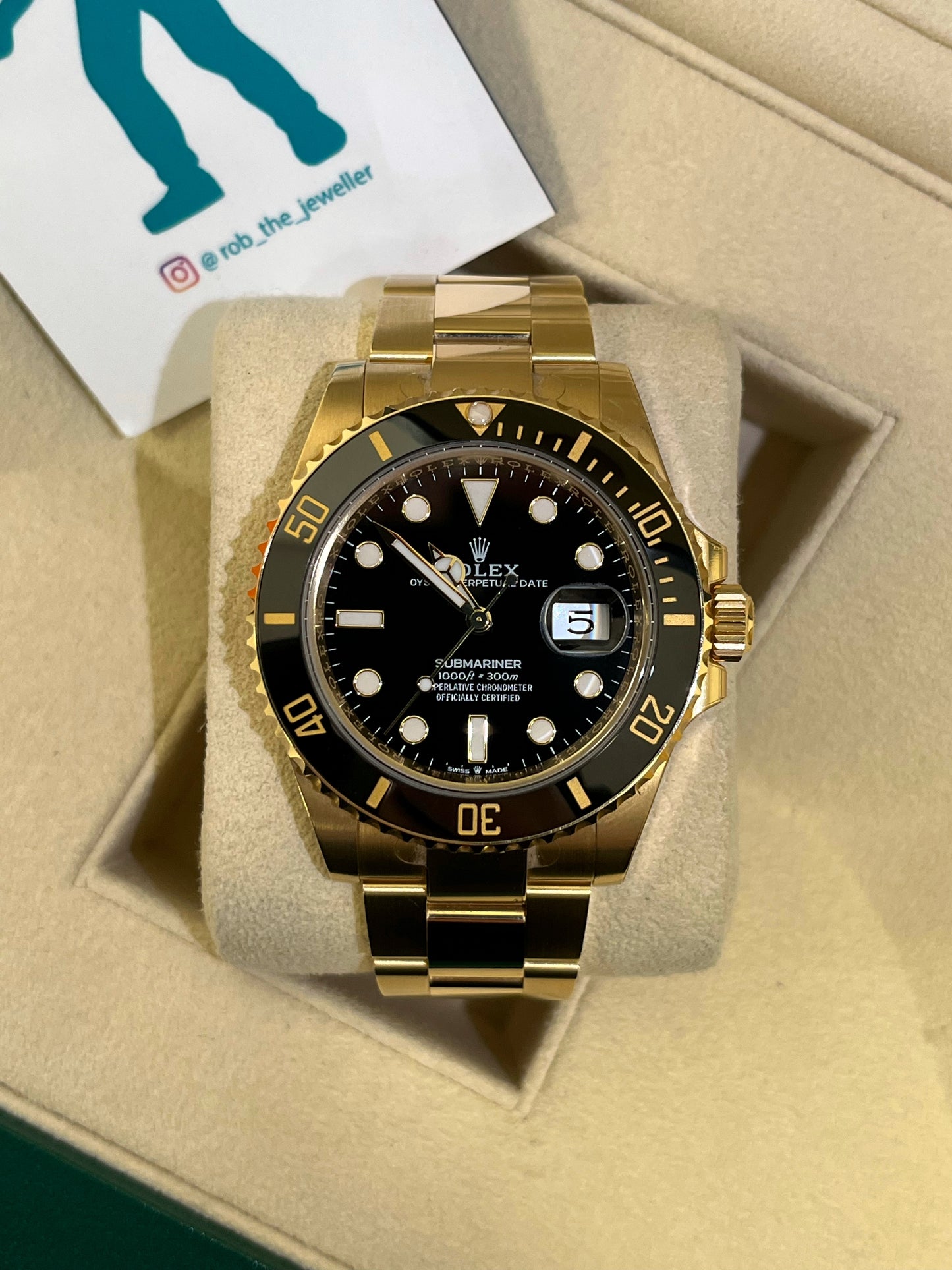 Rolex Submariner Yellow Gold Year: 2023